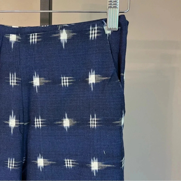 Alix of Bohemia Charlie Flare Pants Navy Midnight Ikat XS NWT Boho Rodeo Western - Picture 4 of 8